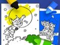 Gioco Colorare Alfie il lupo mannaro  in linea