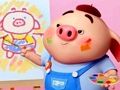 Gioco Ritorno a scuola libro da colorare maiale  in linea