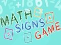 Gioco Gioco di segni matematici  in linea