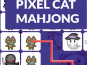 Gioco Pixel gatto mahjong  in linea