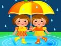 Gioco Puzzle per bambini in un giorno di pioggia  in linea