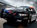 Gioco Auto della polizia da colorare  in linea