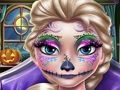 Gioco Trucco di Halloween spaventoso di Elsa  in linea