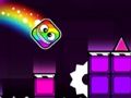 Gioco Geometria Dash: Arcobaleno al neon  in linea