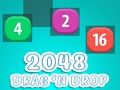 Gioco 2048 trascina e rilascia  in linea