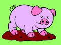 Gioco Libro da colorare di cartoni animati per bambini Animali  in linea