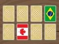 Gioco Memoria bandiere del mondo  in linea