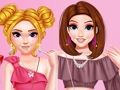 Gioco Top corto con volant alla moda Dress Up  in linea
