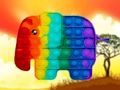 Gioco Puzzle Pop It di animali selvatici  in linea