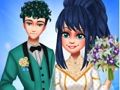 Gioco Matrimonio ragazza punteggiata  in linea