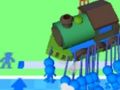 Gioco Corda per tirare la folla  in linea
