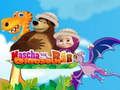 Gioco Masha e il dinosauro Orso  in linea