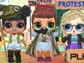Gioco Lol Surprise protesta  in linea