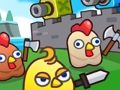 Gioco Merge Cannon: difesa del pollo in linea