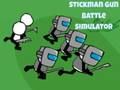 Gioco Simulatore di battaglia con pistole Stickman  in linea