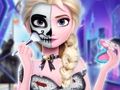 Gioco Il tatuaggio della festa di Halloween di Elsa  in linea