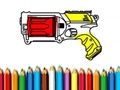 Gioco Ritorno a scuola: libro da colorare Nerf  in linea