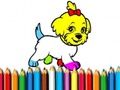 Gioco Ritorno a scuola: libro da colorare per cani  in linea