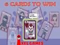 Gioco 6 carte per vincere  in linea