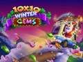 Gioco 10x10 gemme invernali  in linea