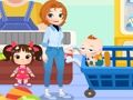 Gioco Acquisto sveglio della famiglia  in linea