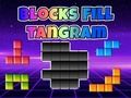 Gioco I blocchi riempiono il tangram  in linea