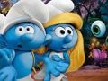 Gioco Piccoli Puffi da colorare  in linea