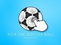 Gioco Calcia il pallone da calcio  in linea