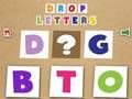 Gioco Lettere a goccia  in linea