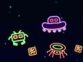 Gioco Invasori al neon  in linea