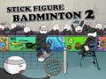 Gioco Stickman Figura Badminton 2 in linea