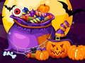 Gioco Puzzle di Halloween della casa delle streghe  in linea
