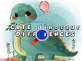 Gioco Differenze di dinosauri carini  in linea