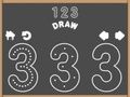 Gioco 123 Disegna  in linea