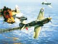 Gioco Scivolo da combattimento aereo con arte dell'aviazione  in linea