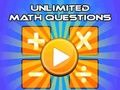 Gioco Domande di matematica illimitate  in linea