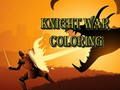 Gioco Cavaliere da colorare di guerra  in linea