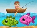 Gioco Ragazzo di pesca  in linea