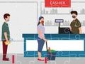 Gioco Puzzle del distanziamento sociale  in linea