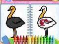 Gioco Gioco di uccelli da colorare  in linea