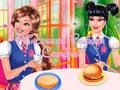 Gioco La cucina dell'hamburger delle principesse  in linea