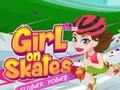 Gioco Ragazza sui pattini: Flower Power  in linea