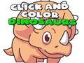 Gioco Clicca e colora i dinosauri  in linea
