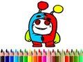 Gioco Ritorno a scuola: libro da colorare OddBods  in linea