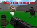 Gioco Warfare 3D di pistola a blocchi in linea