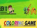 Gioco Ben 10 da colorare  in linea