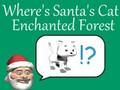 Gioco Dov'è il gatto di Babbo Natale nella foresta incantata  in linea