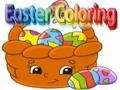 Gioco Pasqua da colorare  in linea