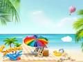 Gioco Scivolo estivo sulla spiaggia  in linea