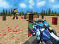 Gioco Multigiocatore di tiro divertente di Paintball  in linea